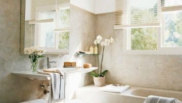 10 mẫu phòng tắm tuyệt vời với đồ dùng bằng gỗ